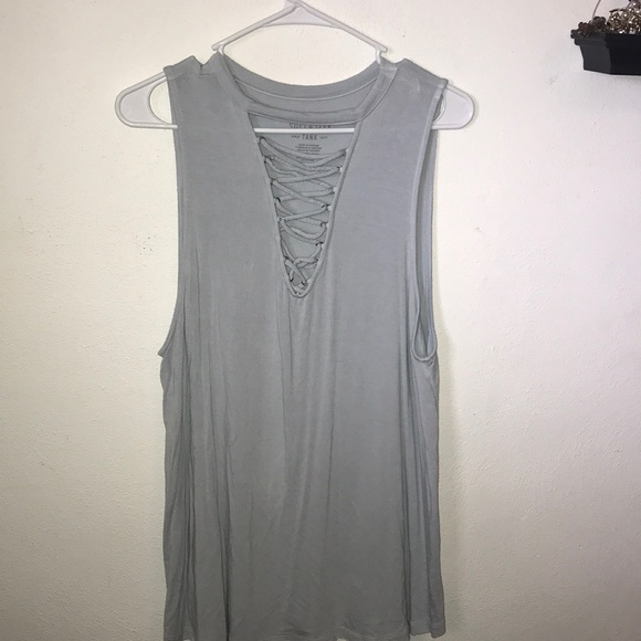 Greyish blue American Eagle top - Picture 1 of 2
